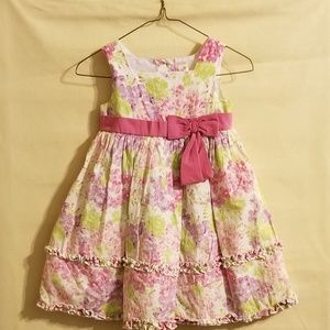 ⚪Girls 2t floral dress